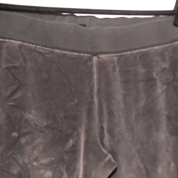Y2K | GAP - Stretch | small | Soft Black Velour / Velvet Loungewear Pants - Picture 4 of 16